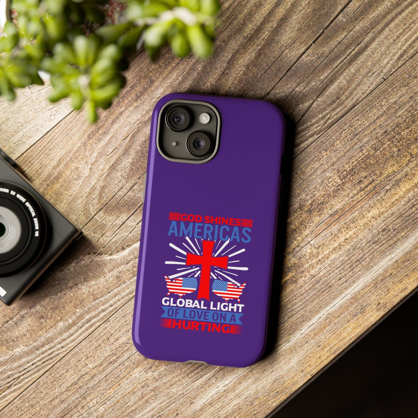 God Shines Global Light Of Love Cellphone Case