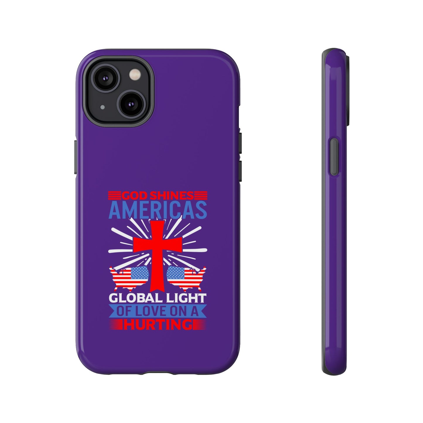 God Shines Global Light Of Love Cellphone Case