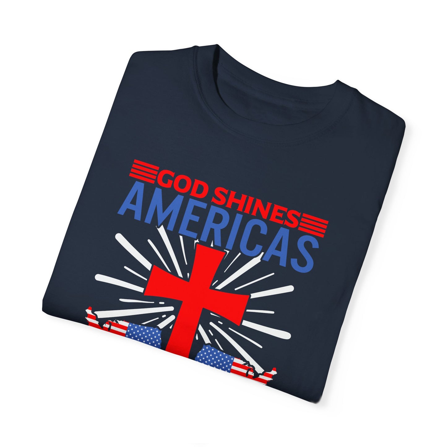 USIHA: 'God Shines America's Global Light' T-Shirt