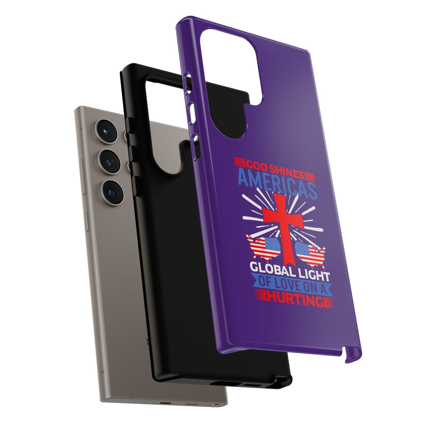 God Shines Global Light Of Love Cellphone Case