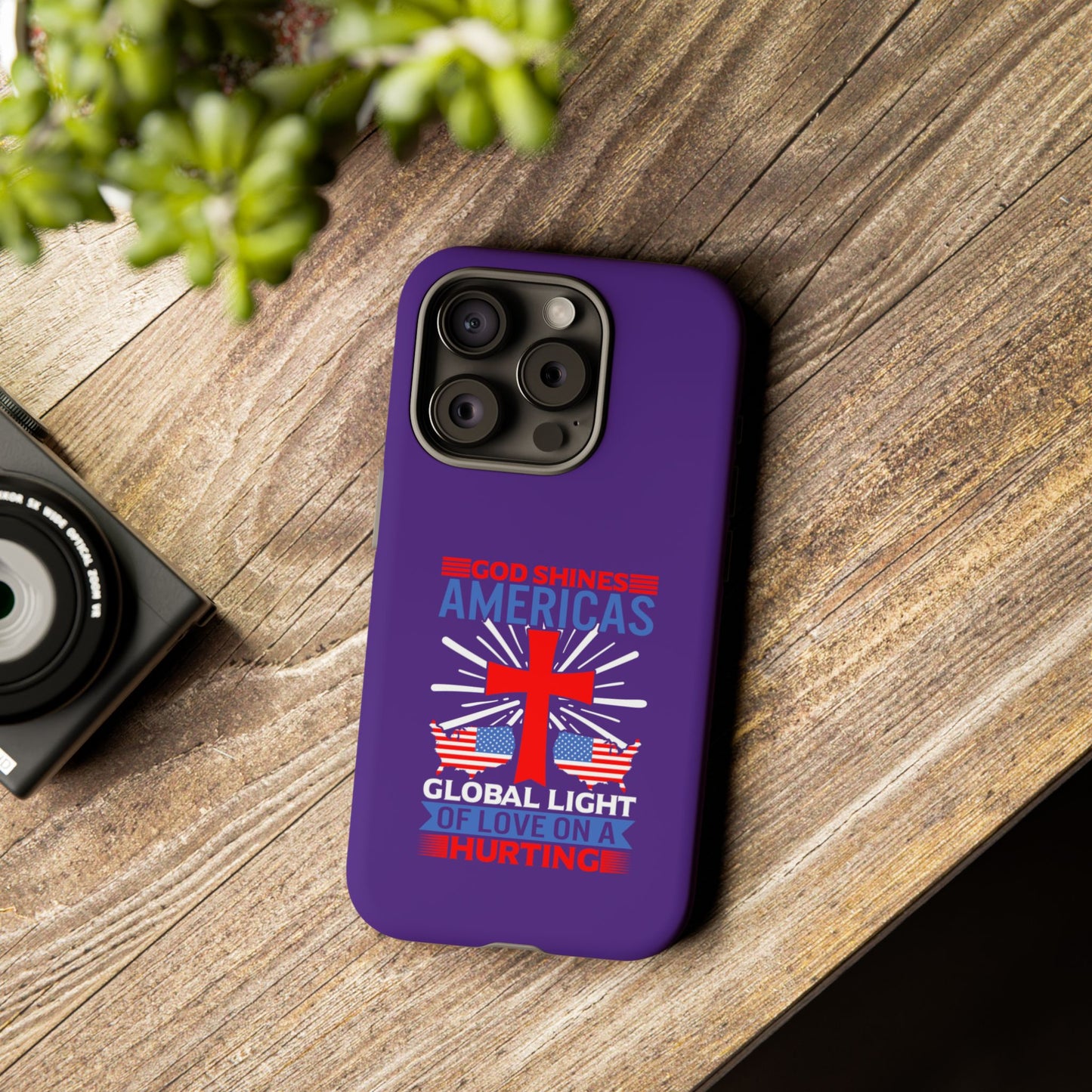 God Shines Global Light Of Love Cellphone Case