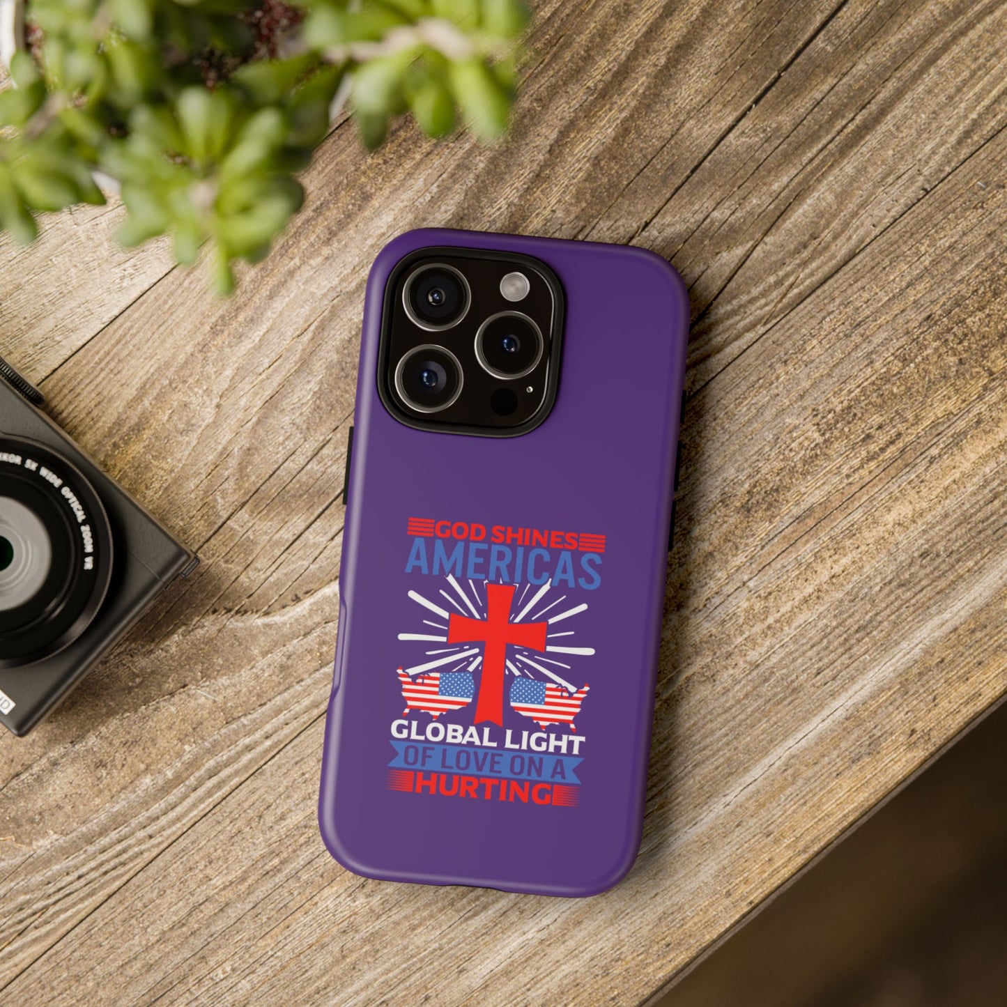 God Shines Global Light Of Love Cellphone Case