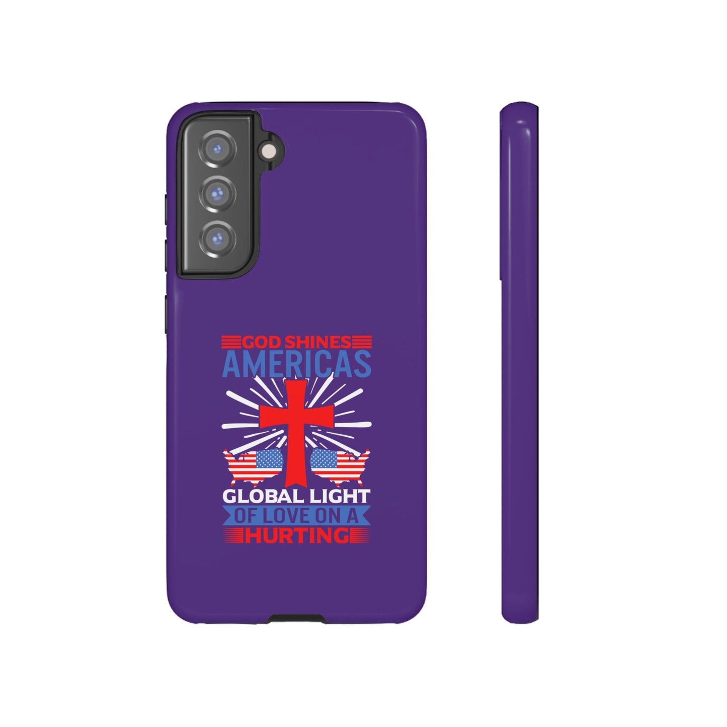 God Shines Global Light Of Love Cellphone Case