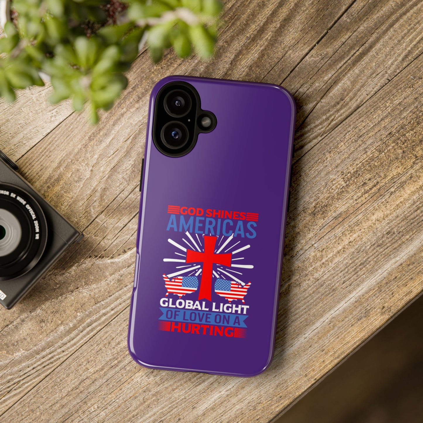 God Shines Global Light Of Love Cellphone Case