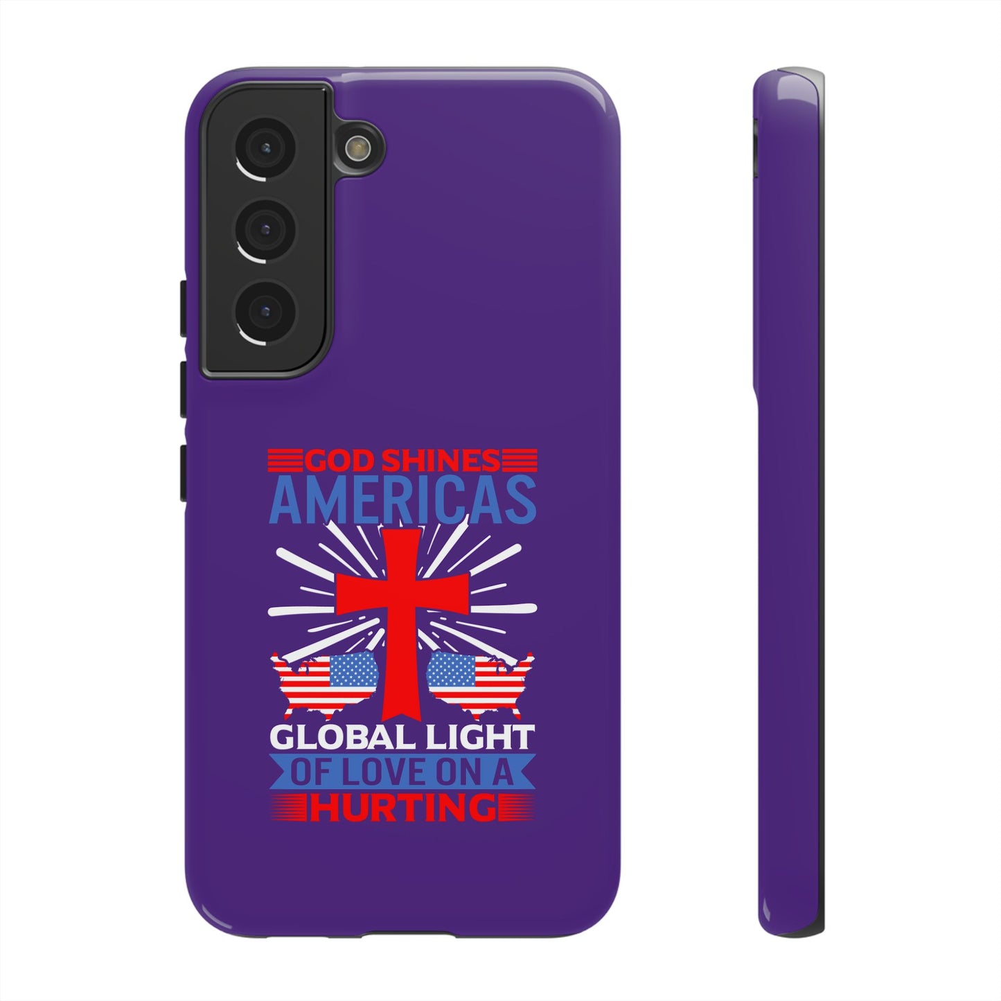 God Shines Global Light Of Love Cellphone Case