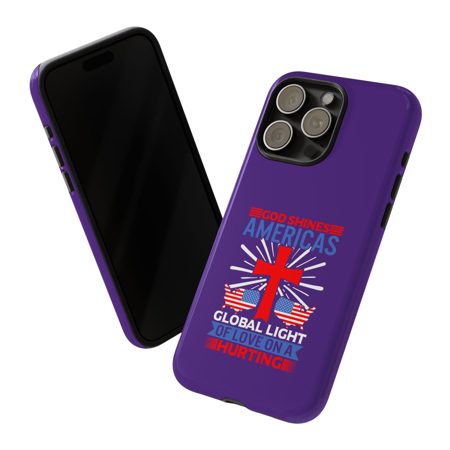 God Shines Global Light Of Love Cellphone Case