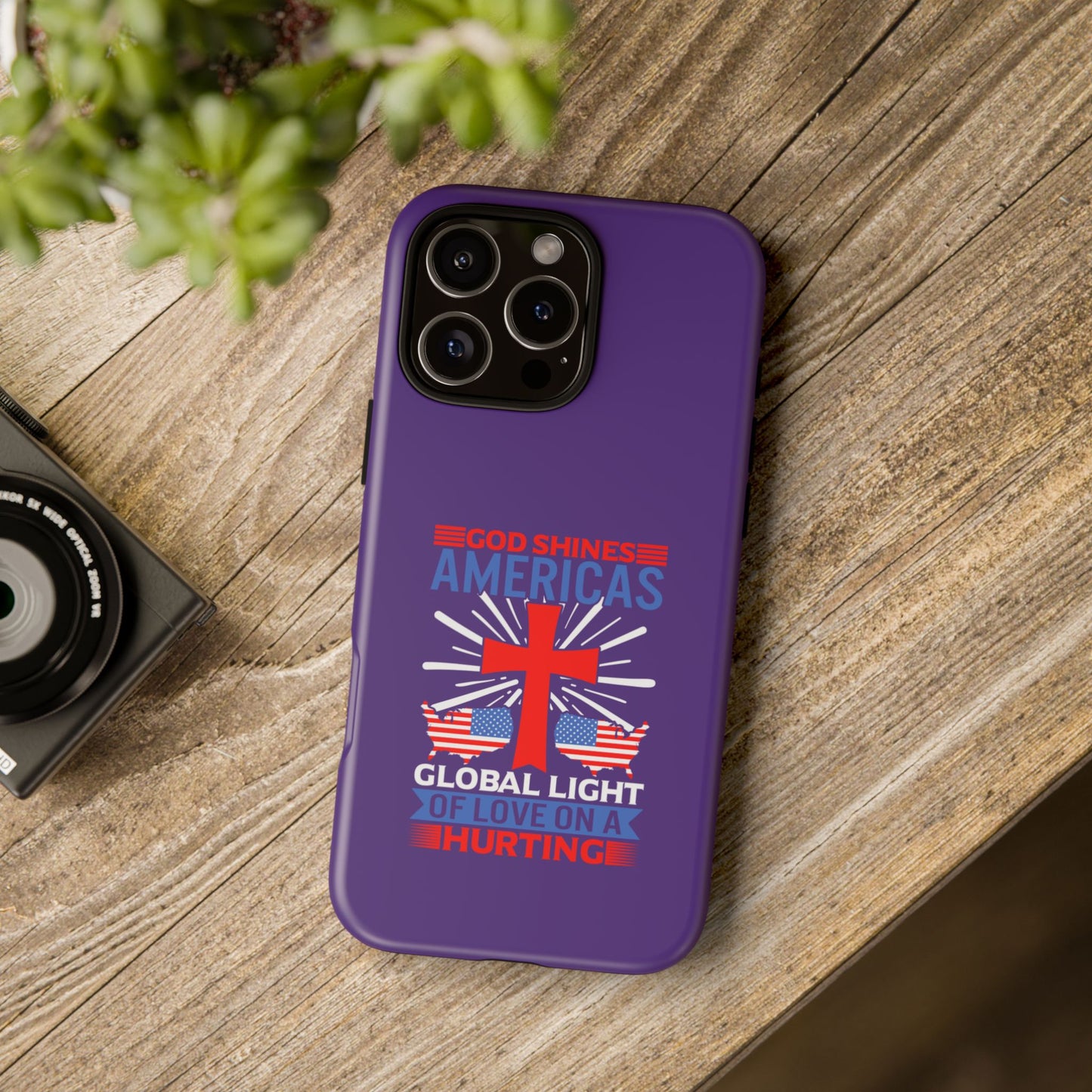 God Shines Global Light Of Love Cellphone Case
