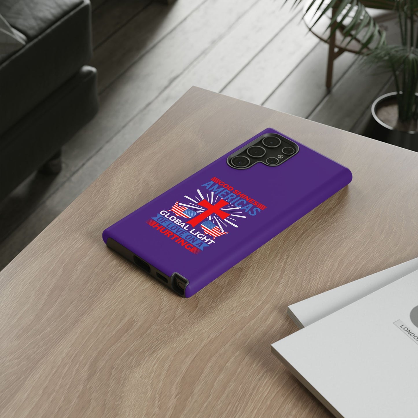 God Shines Global Light Of Love Cellphone Case