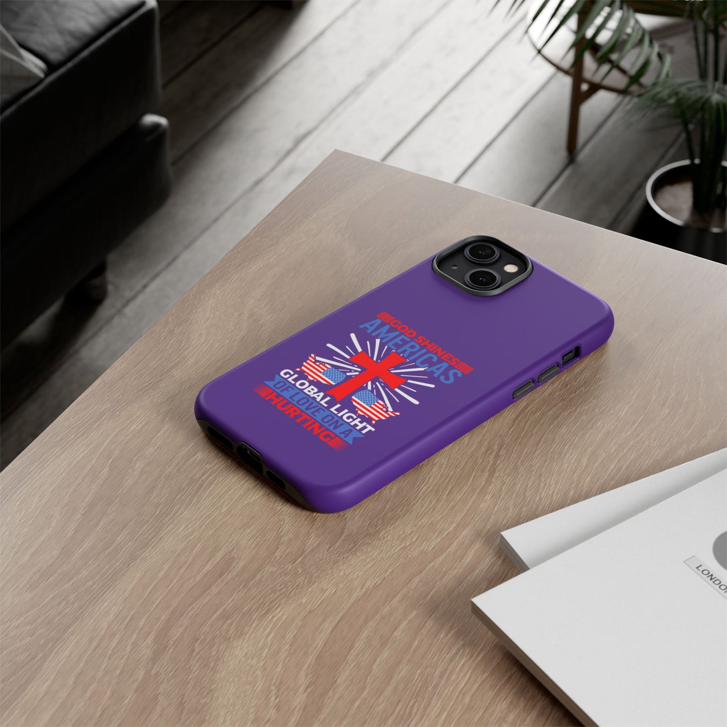 God Shines Global Light Of Love Cellphone Case