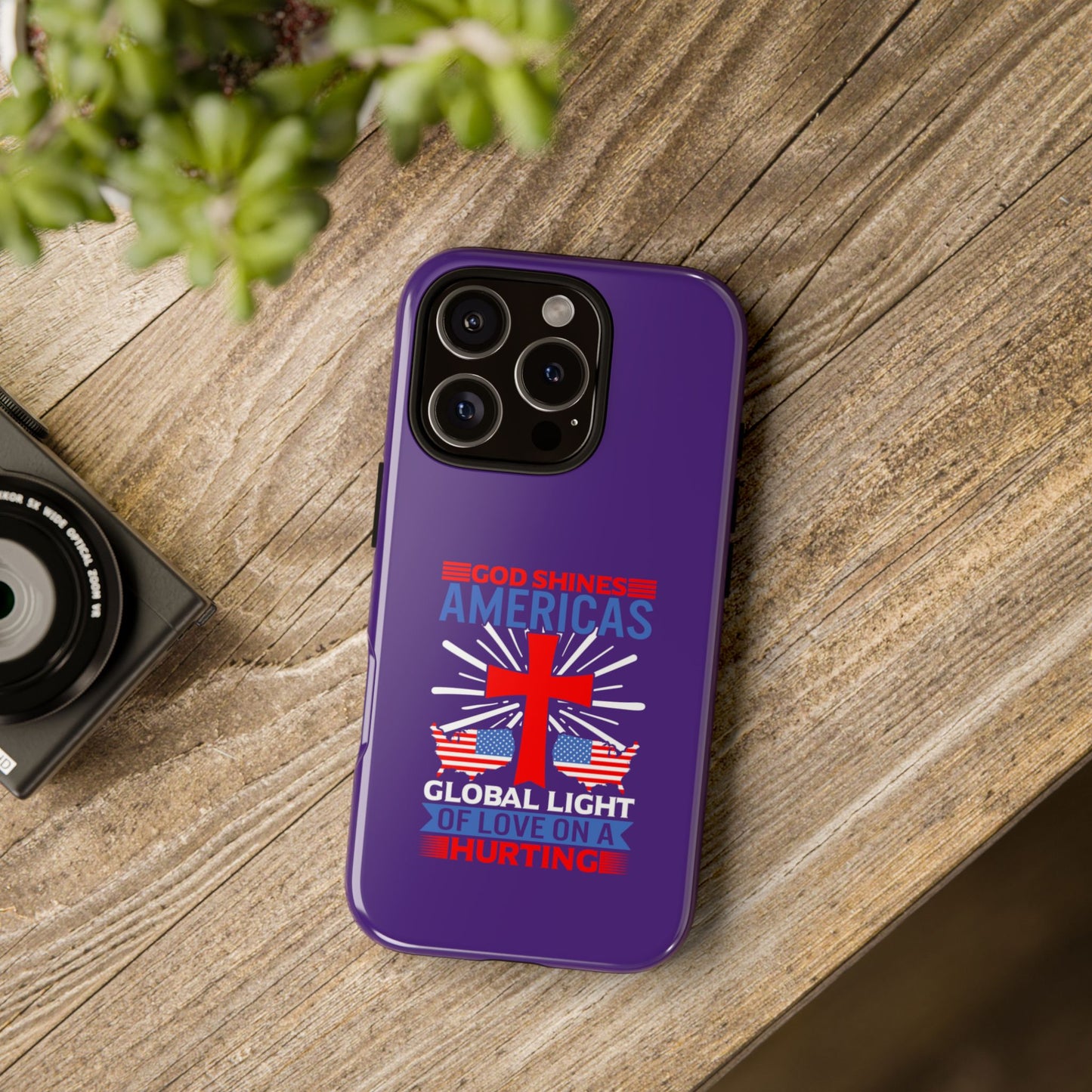 God Shines Global Light Of Love Cellphone Case