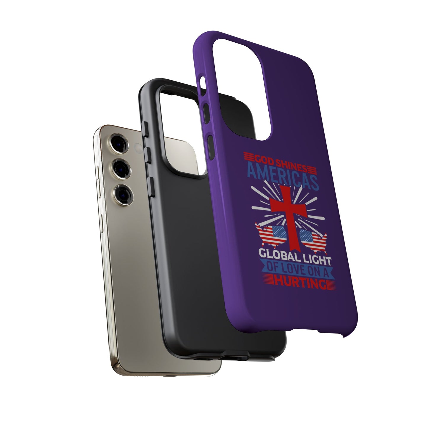 God Shines Global Light Of Love Cellphone Case