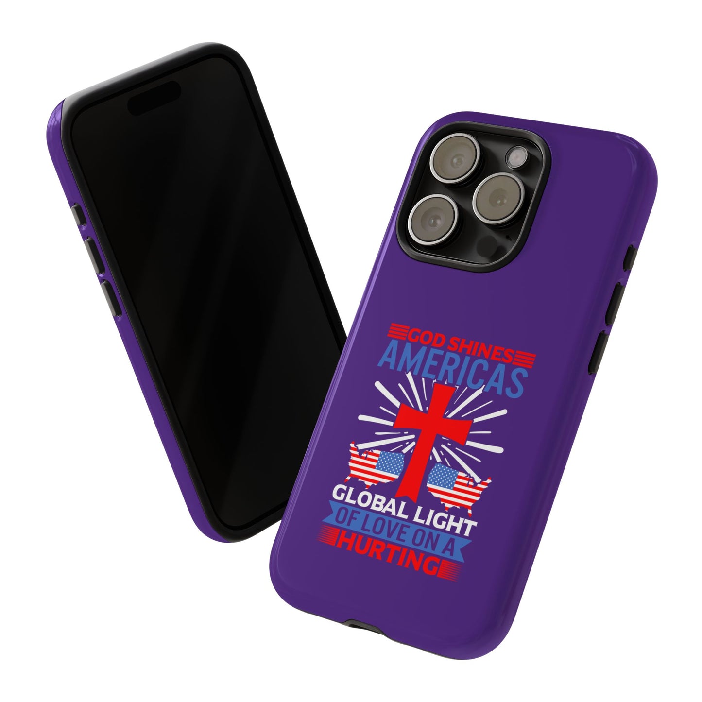 God Shines Global Light Of Love Cellphone Case