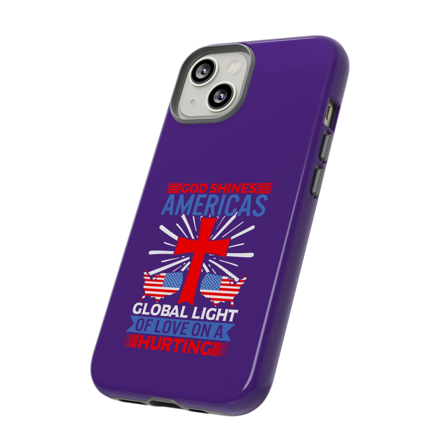 God Shines Global Light Of Love Cellphone Case