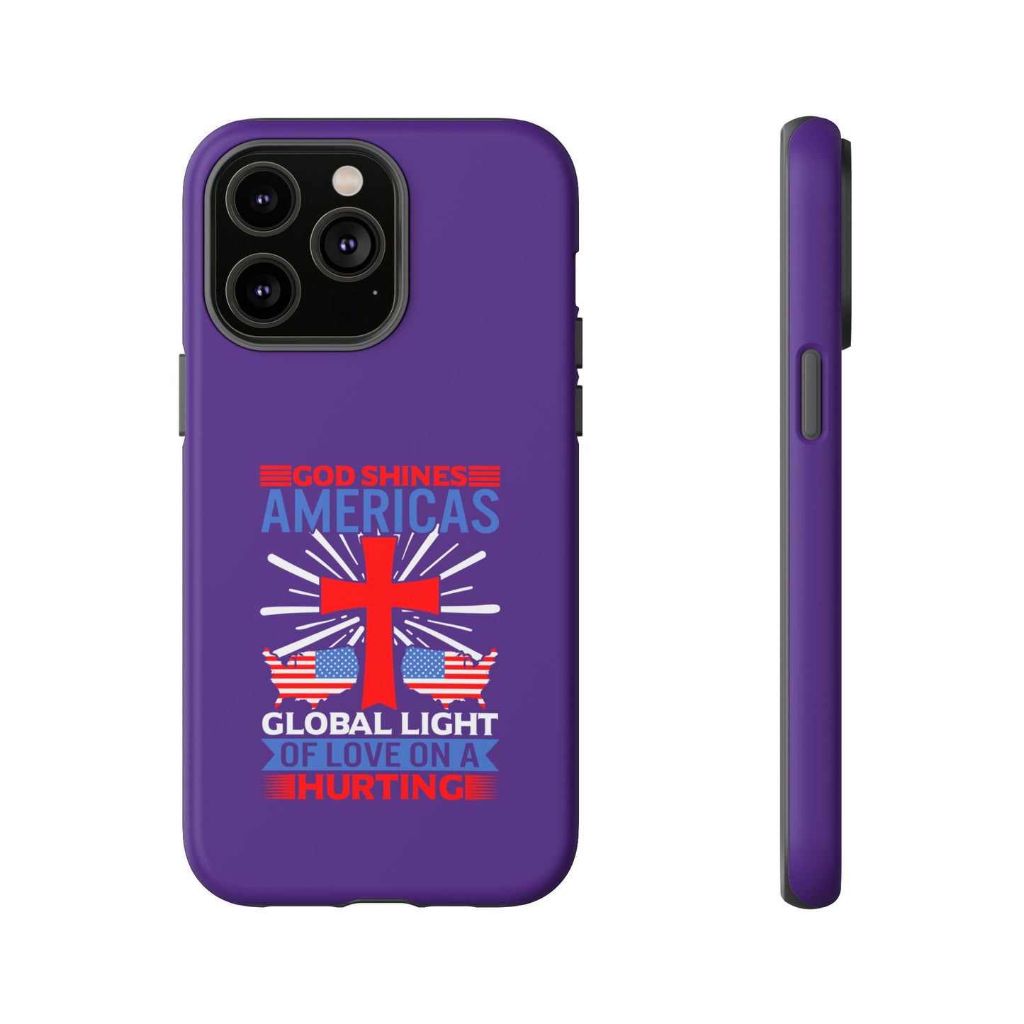 God Shines Global Light Of Love Cellphone Case
