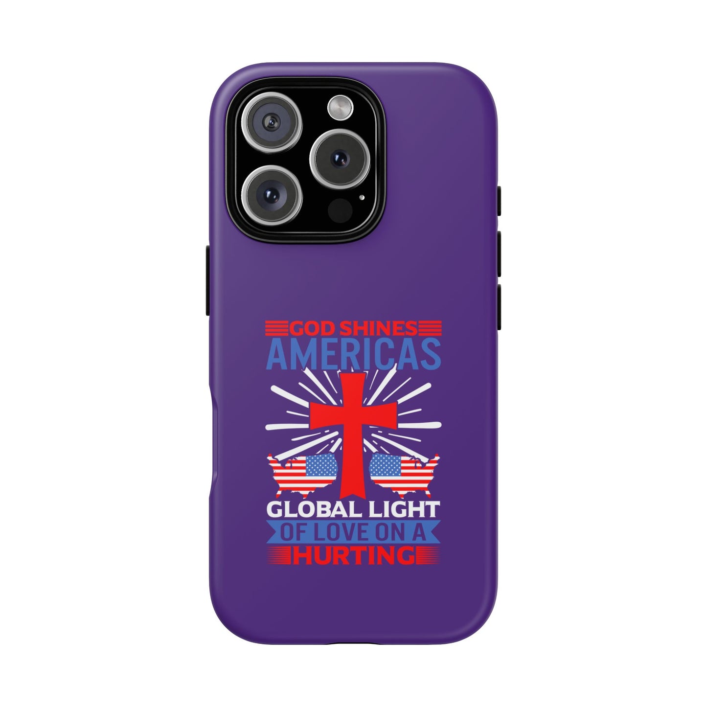 God Shines Global Light Of Love Cellphone Case