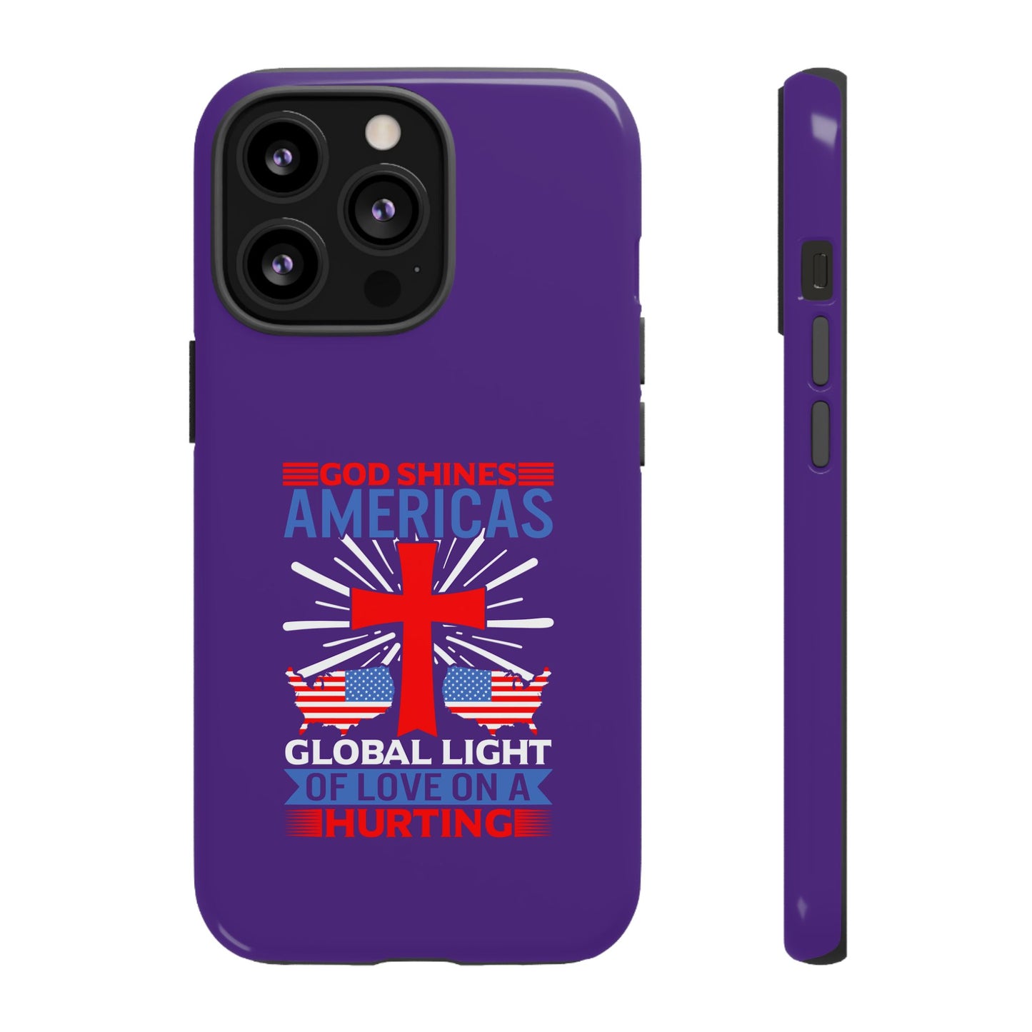 God Shines Global Light Of Love Cellphone Case