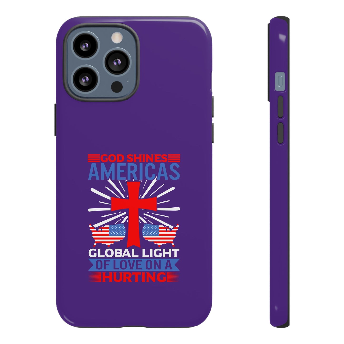 God Shines Global Light Of Love Cellphone Case