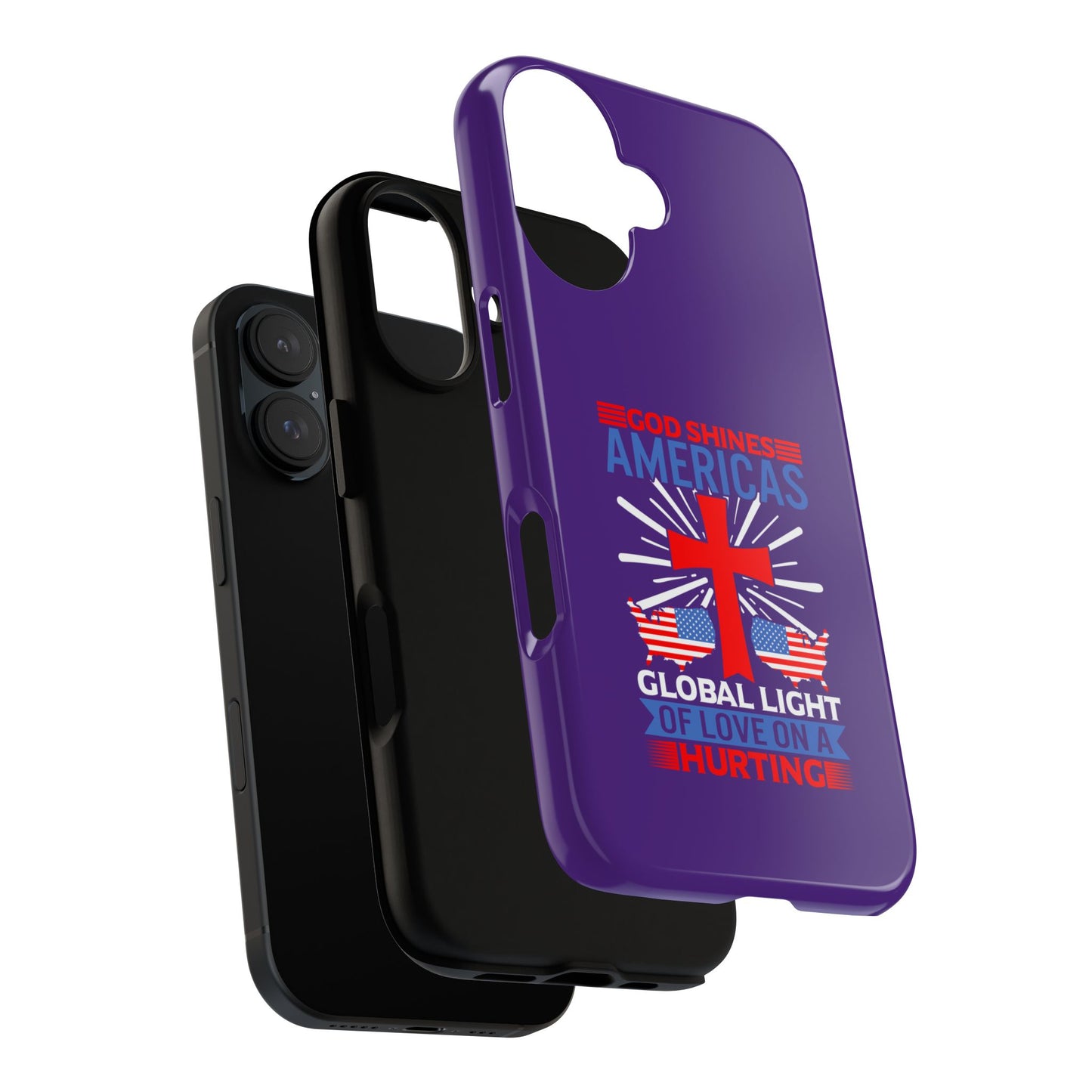God Shines Global Light Of Love Cellphone Case