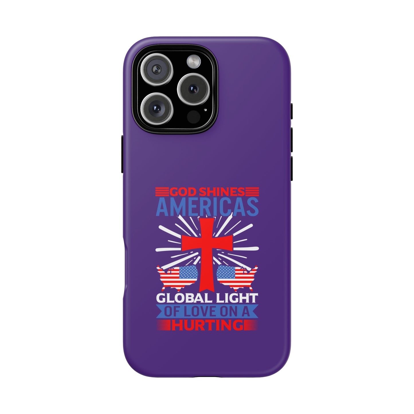 God Shines Global Light Of Love Cellphone Case