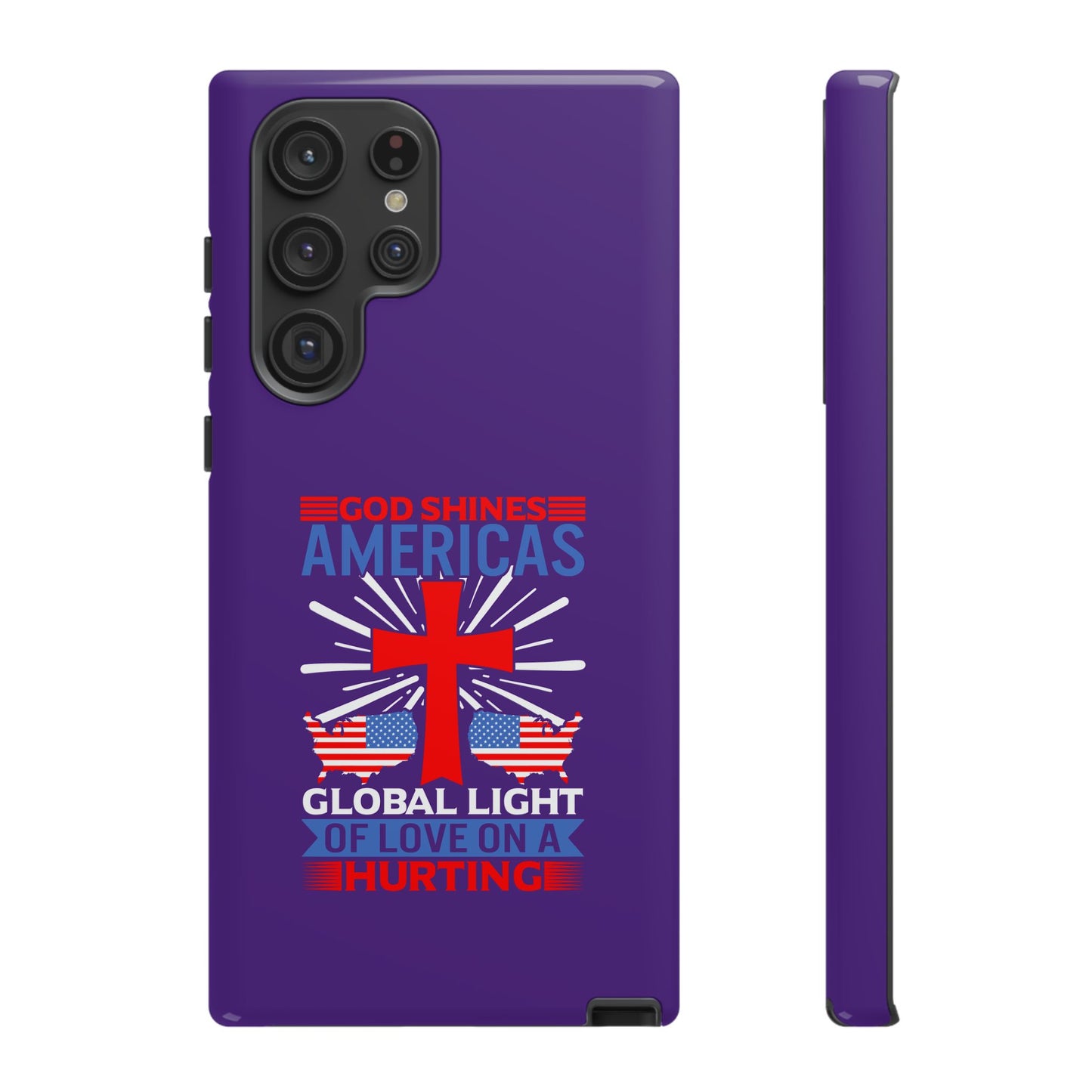 God Shines Global Light Of Love Cellphone Case