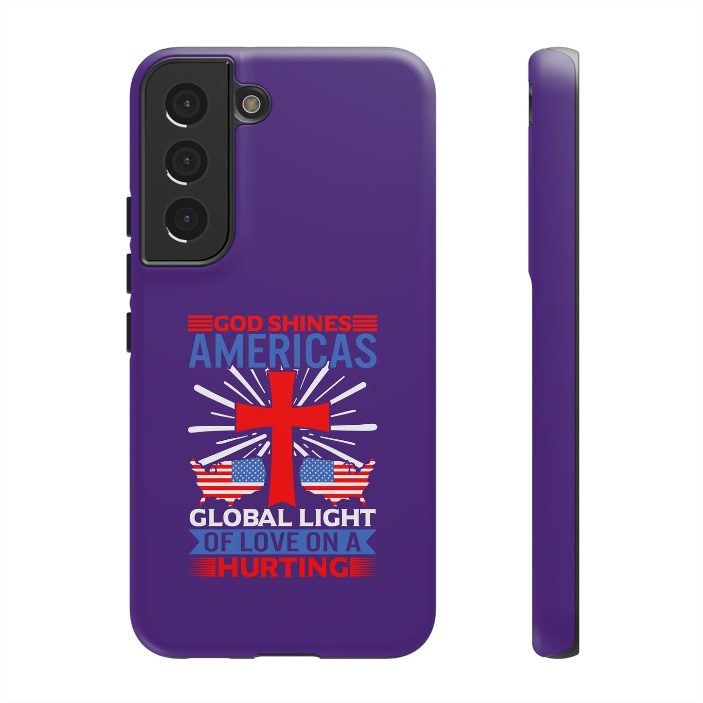God Shines Global Light Of Love Cellphone Case