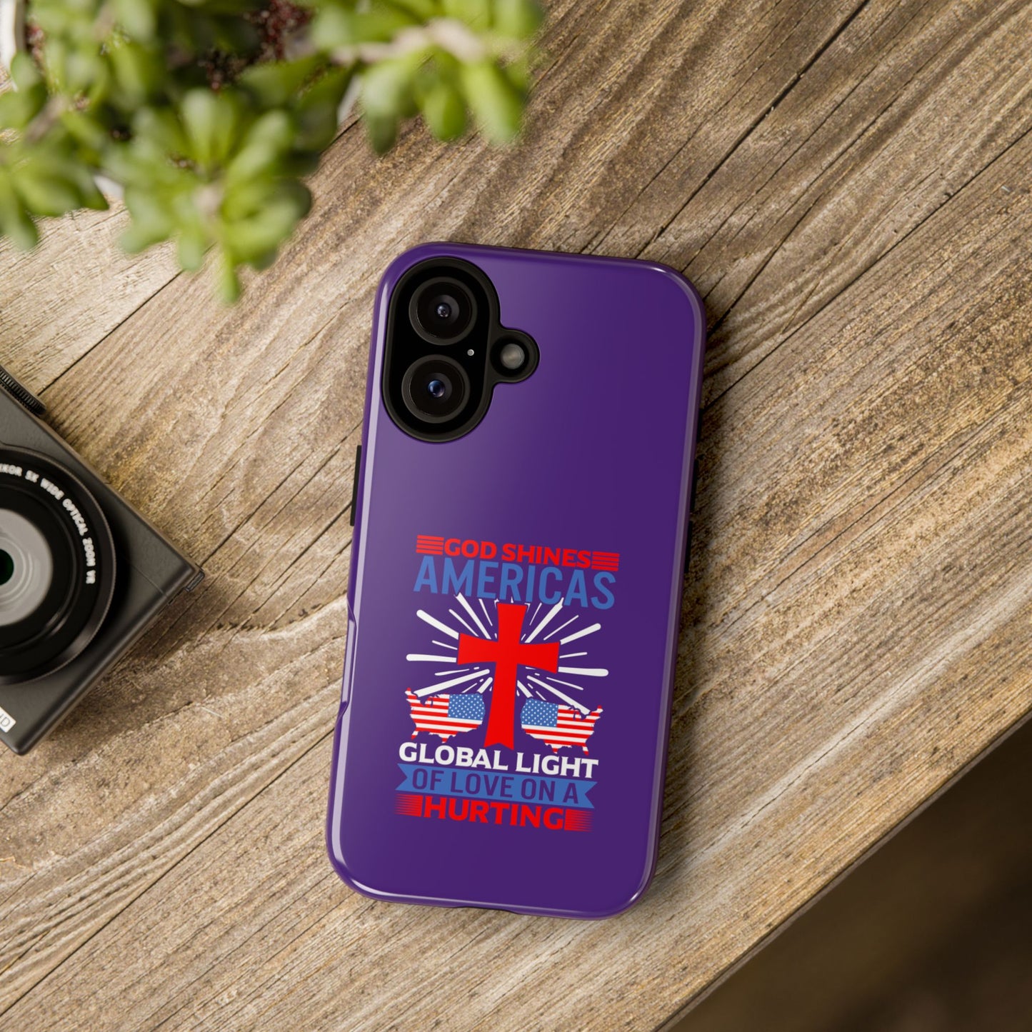 God Shines Global Light Of Love Cellphone Case