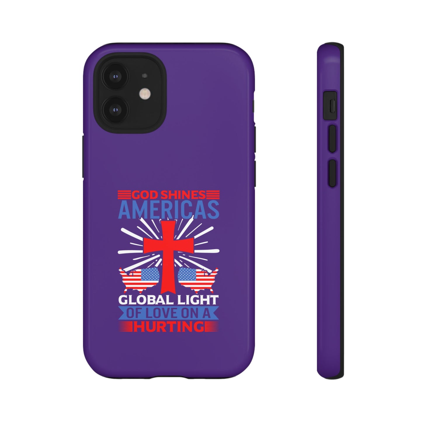 God Shines Global Light Of Love Cellphone Case