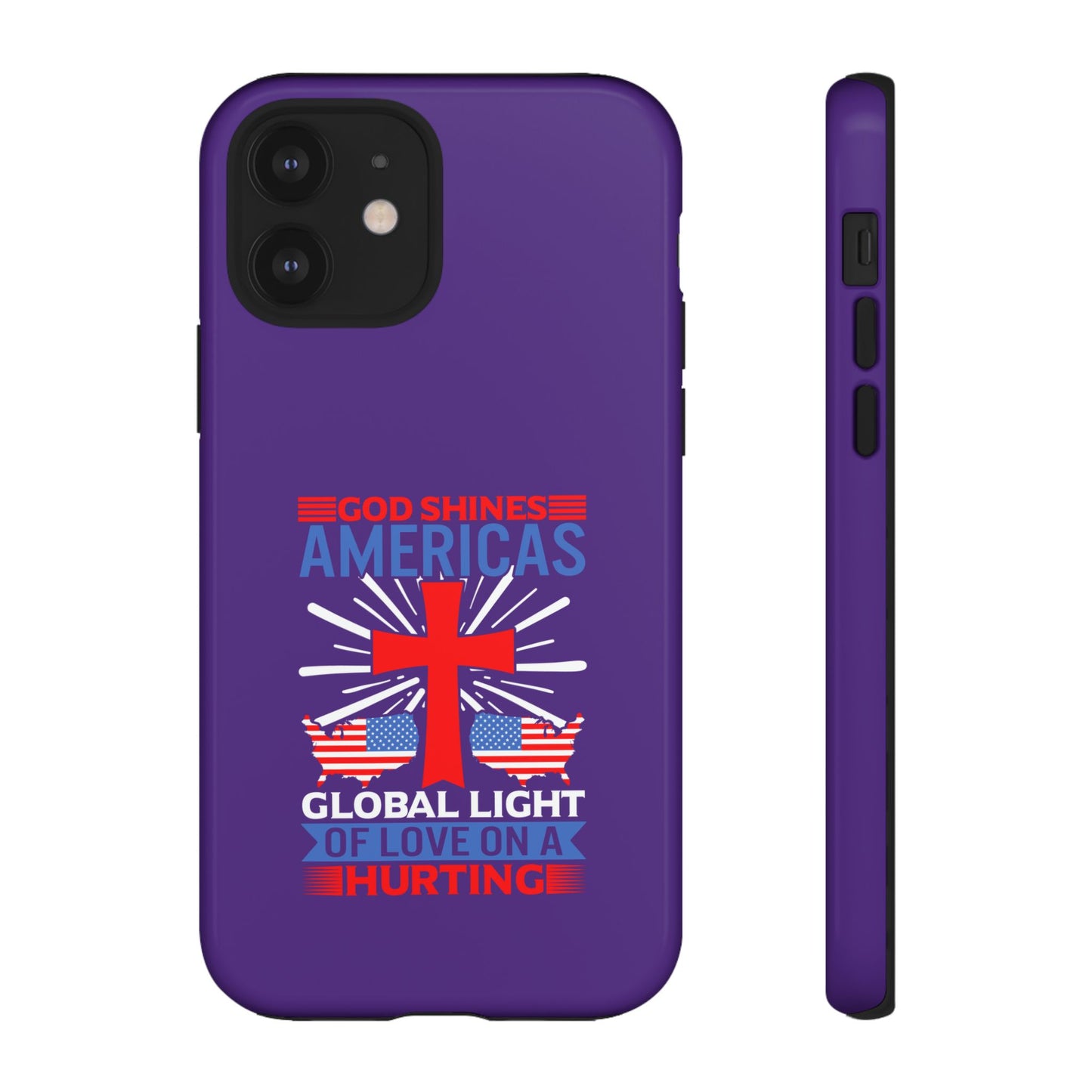 God Shines Global Light Of Love Cellphone Case
