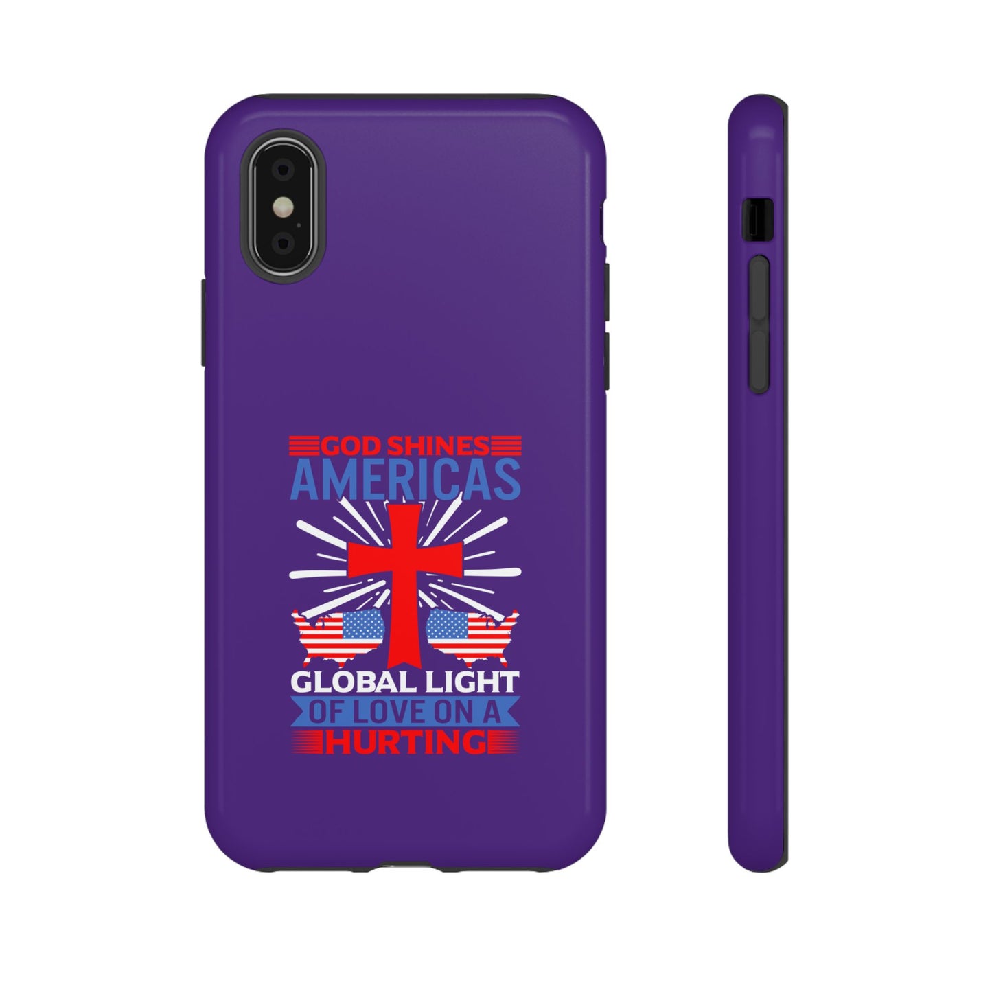 God Shines Global Light Of Love Cellphone Case