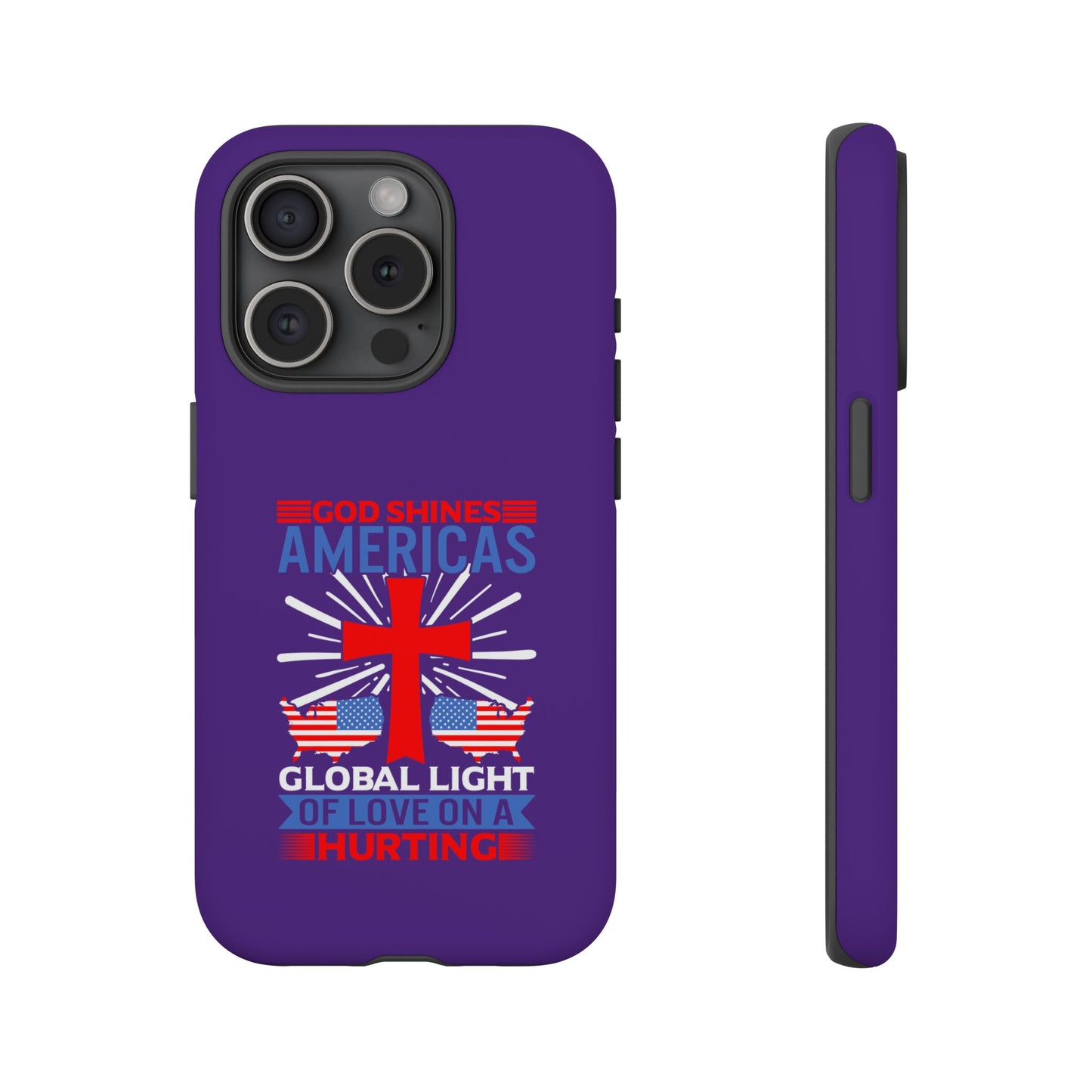 God Shines Global Light Of Love Cellphone Case