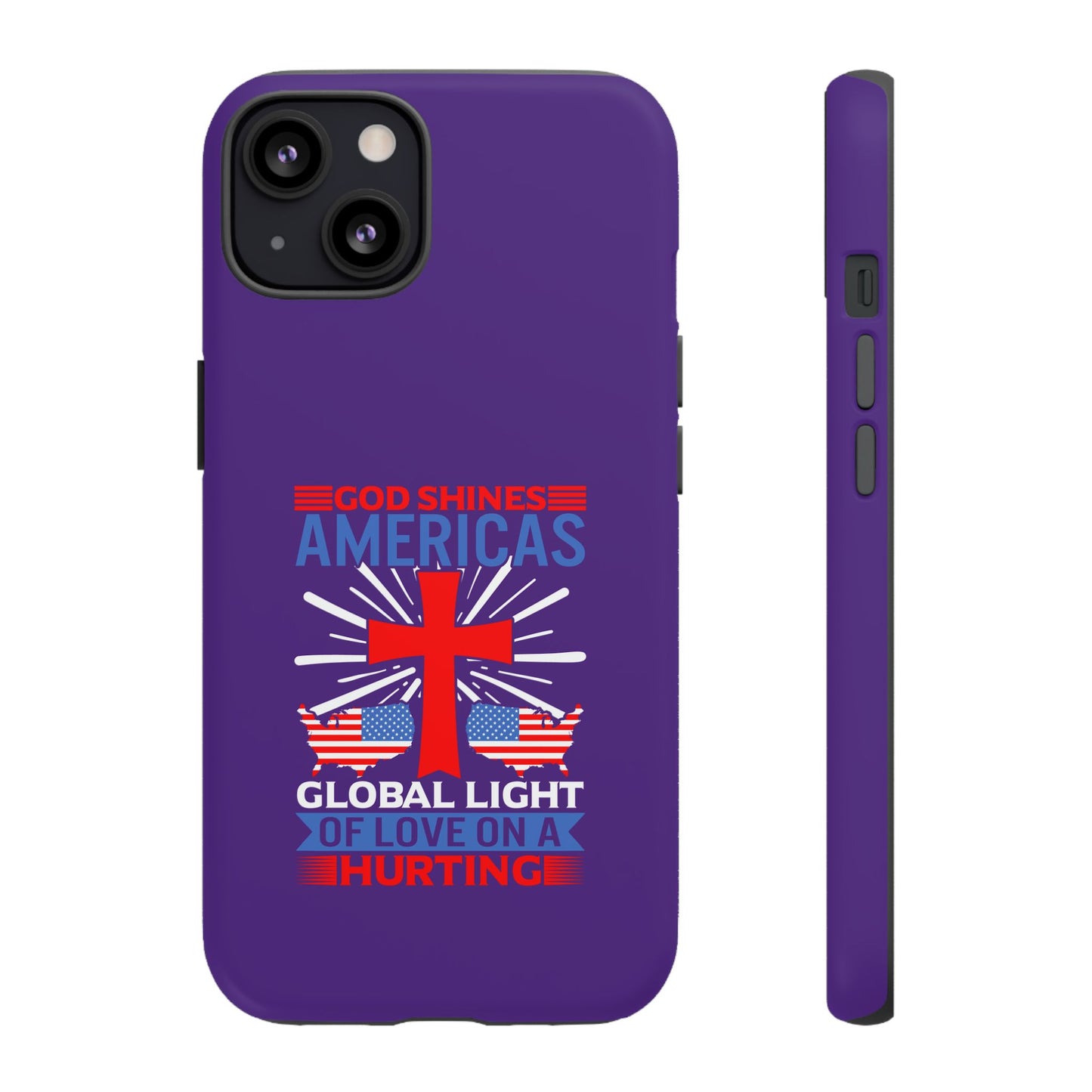 God Shines Global Light Of Love Cellphone Case