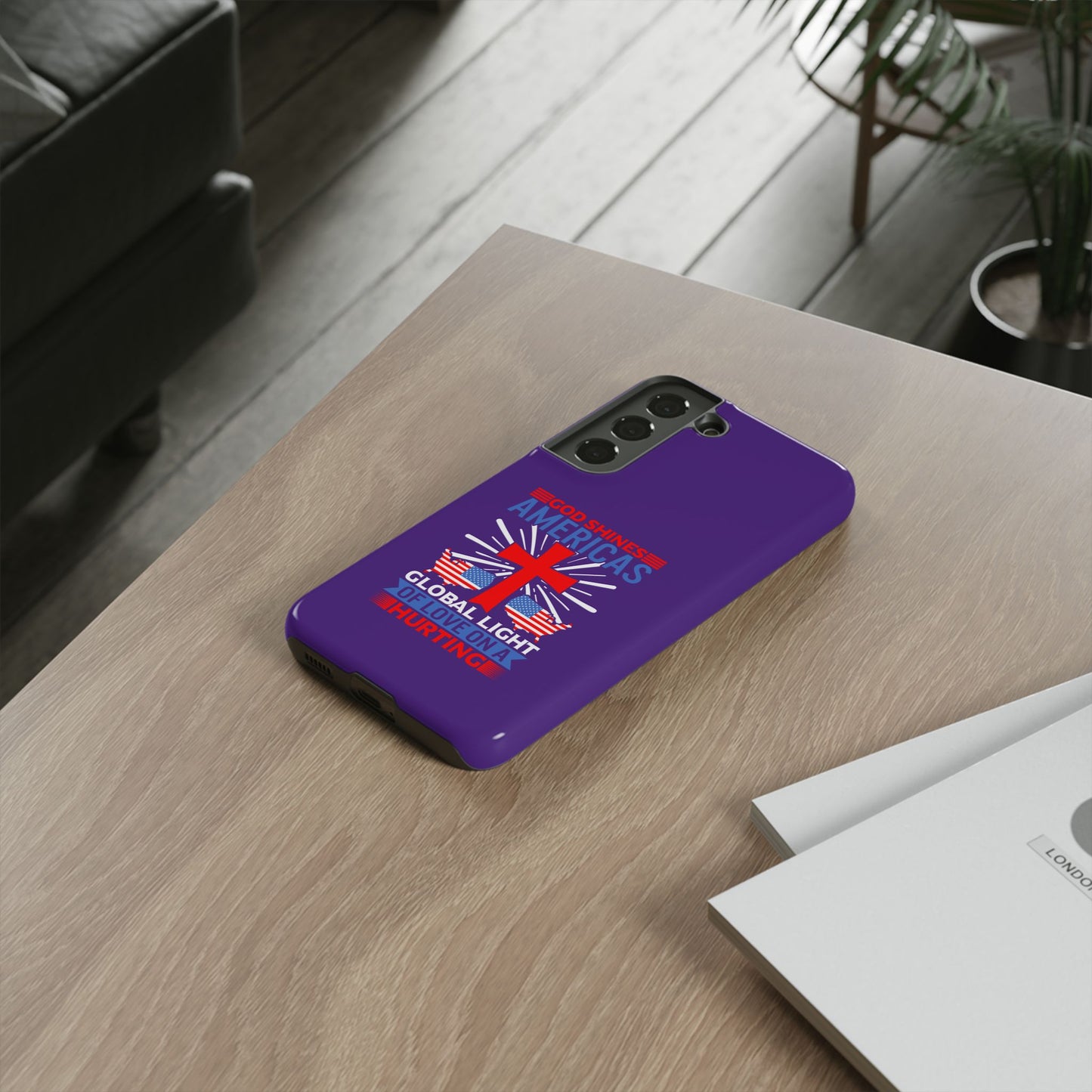 God Shines Global Light Of Love Cellphone Case