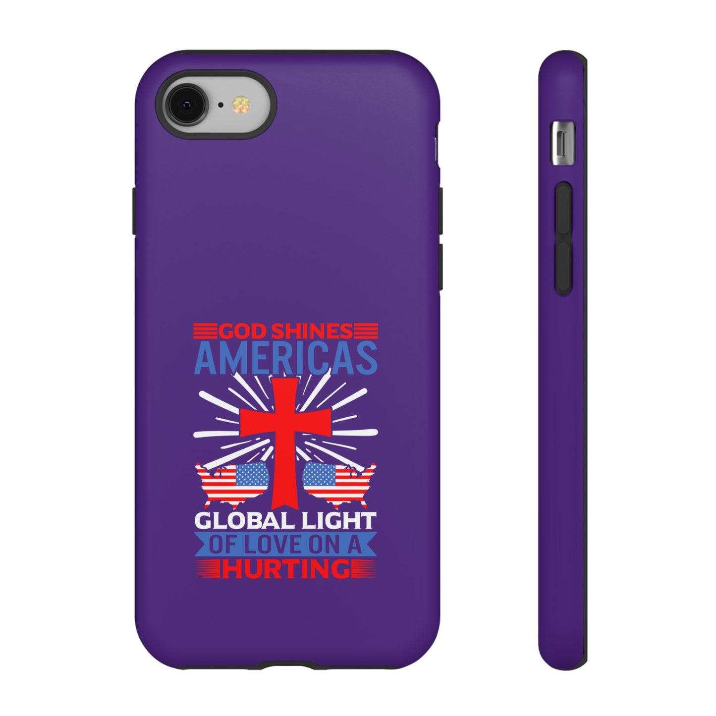 God Shines Global Light Of Love Cellphone Case