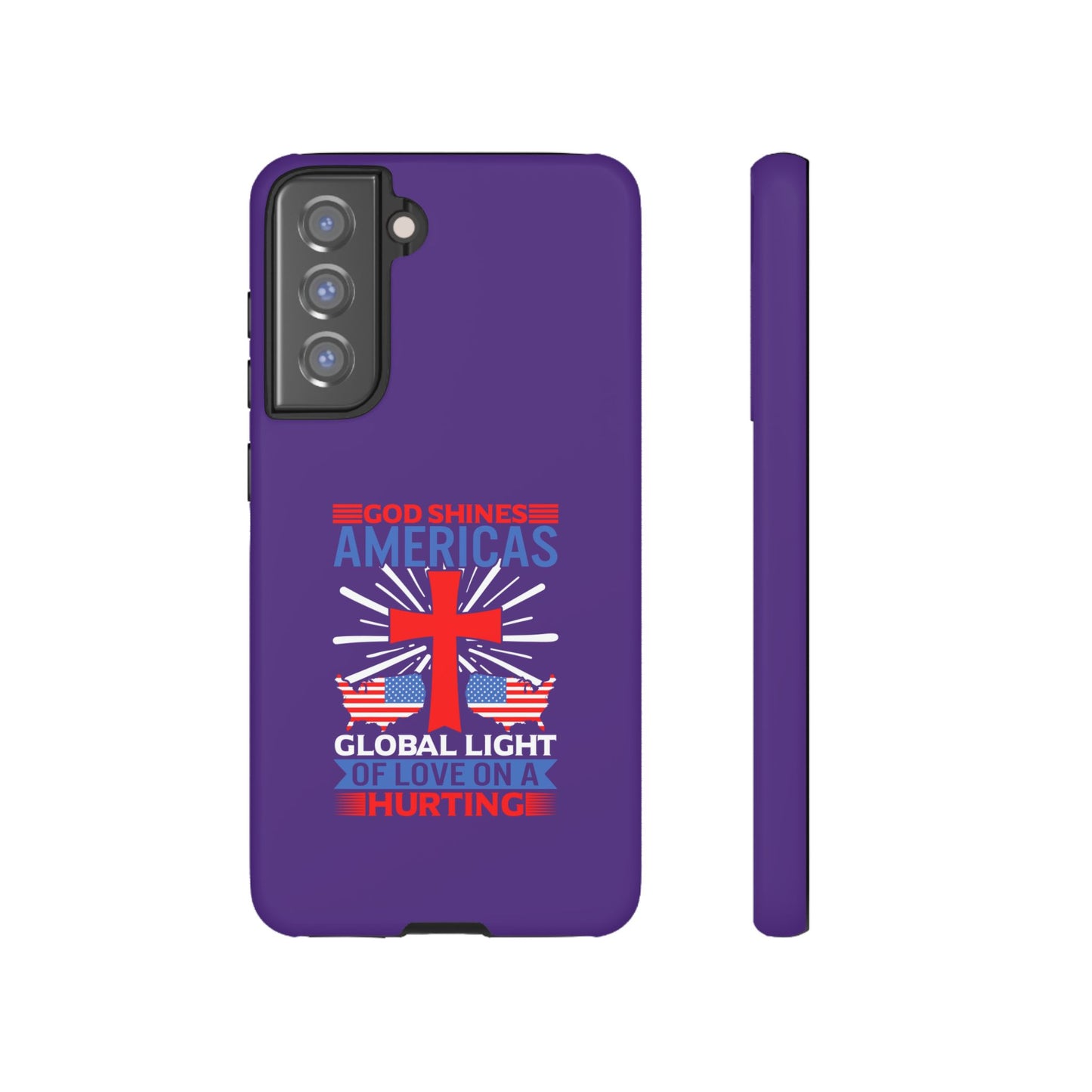 God Shines Global Light Of Love Cellphone Case