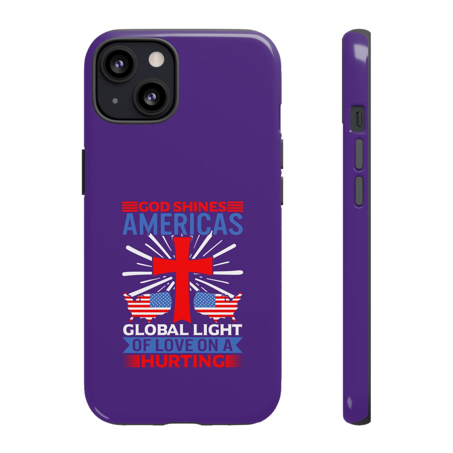 God Shines Global Light Of Love Cellphone Case