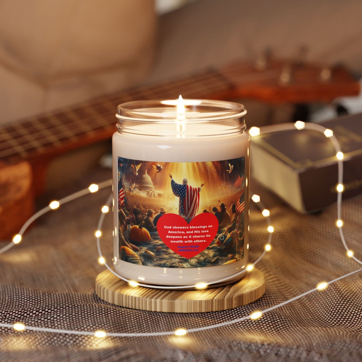 America Shares Their Blessings Scented Soy Candle