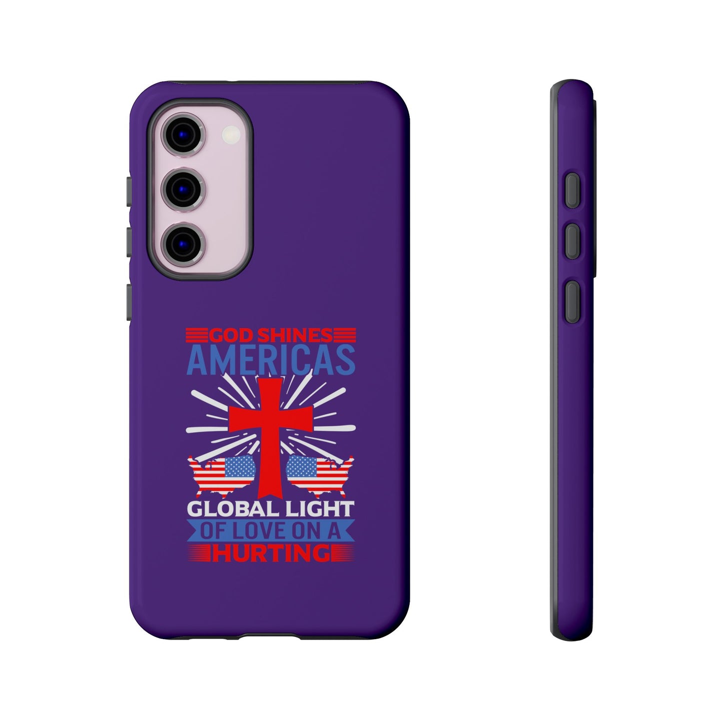 God Shines Global Light Of Love Cellphone Case
