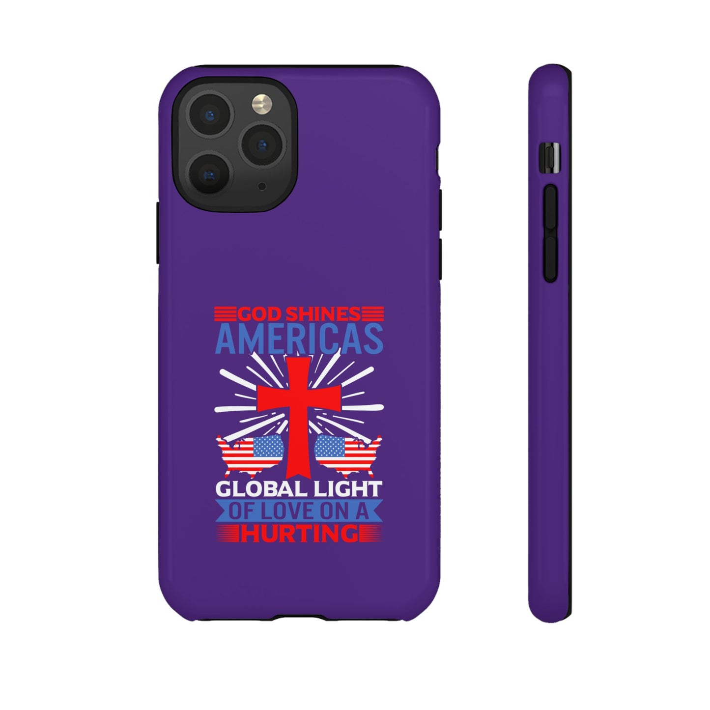 God Shines Global Light Of Love Cellphone Case