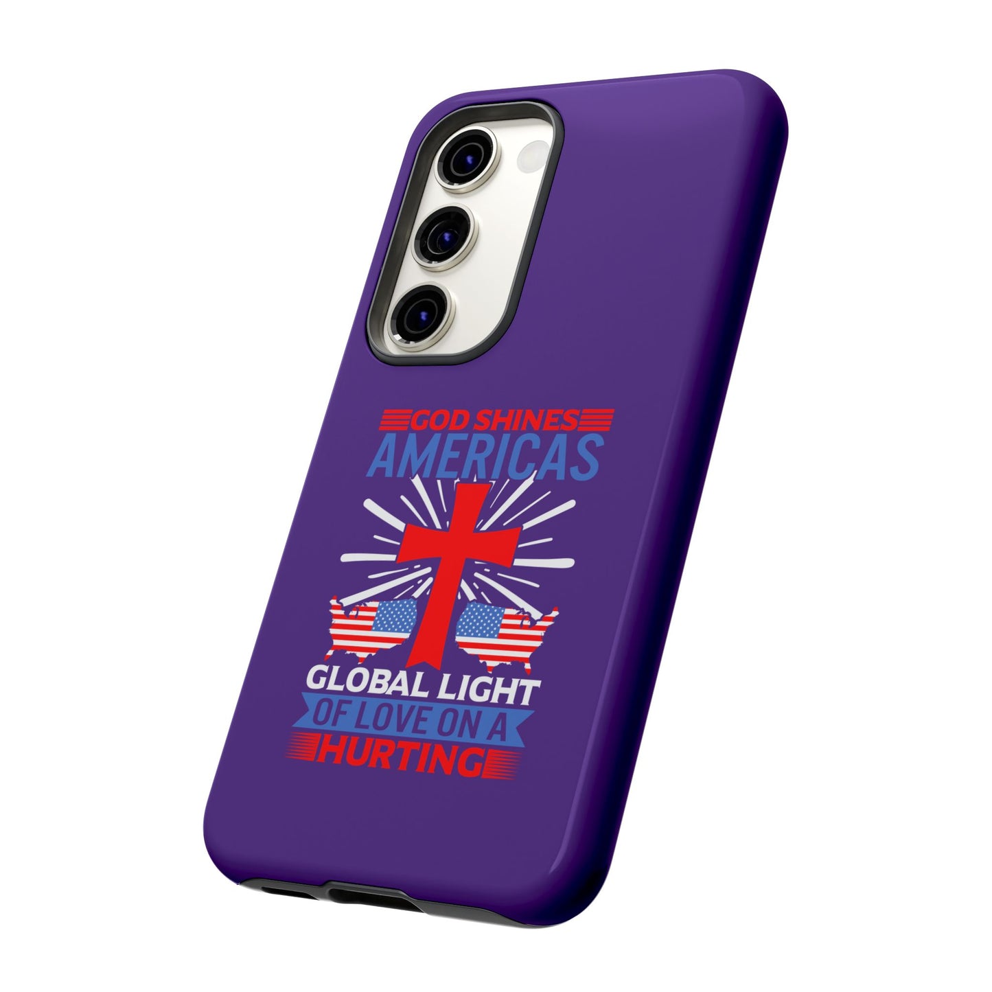 God Shines Global Light Of Love Cellphone Case