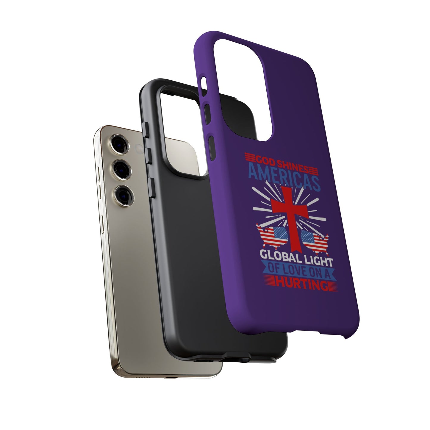 God Shines Global Light Of Love Cellphone Case