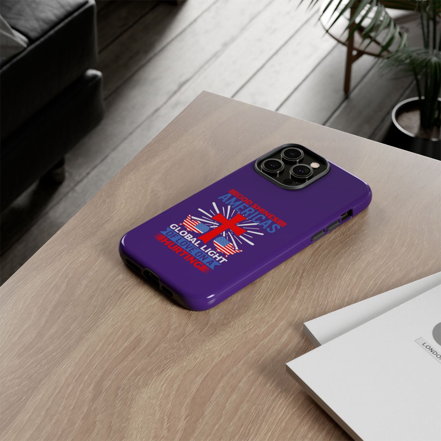 God Shines Global Light Of Love Cellphone Case