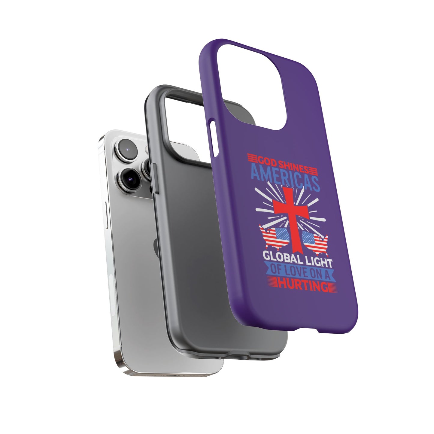 God Shines Global Light Of Love Cellphone Case
