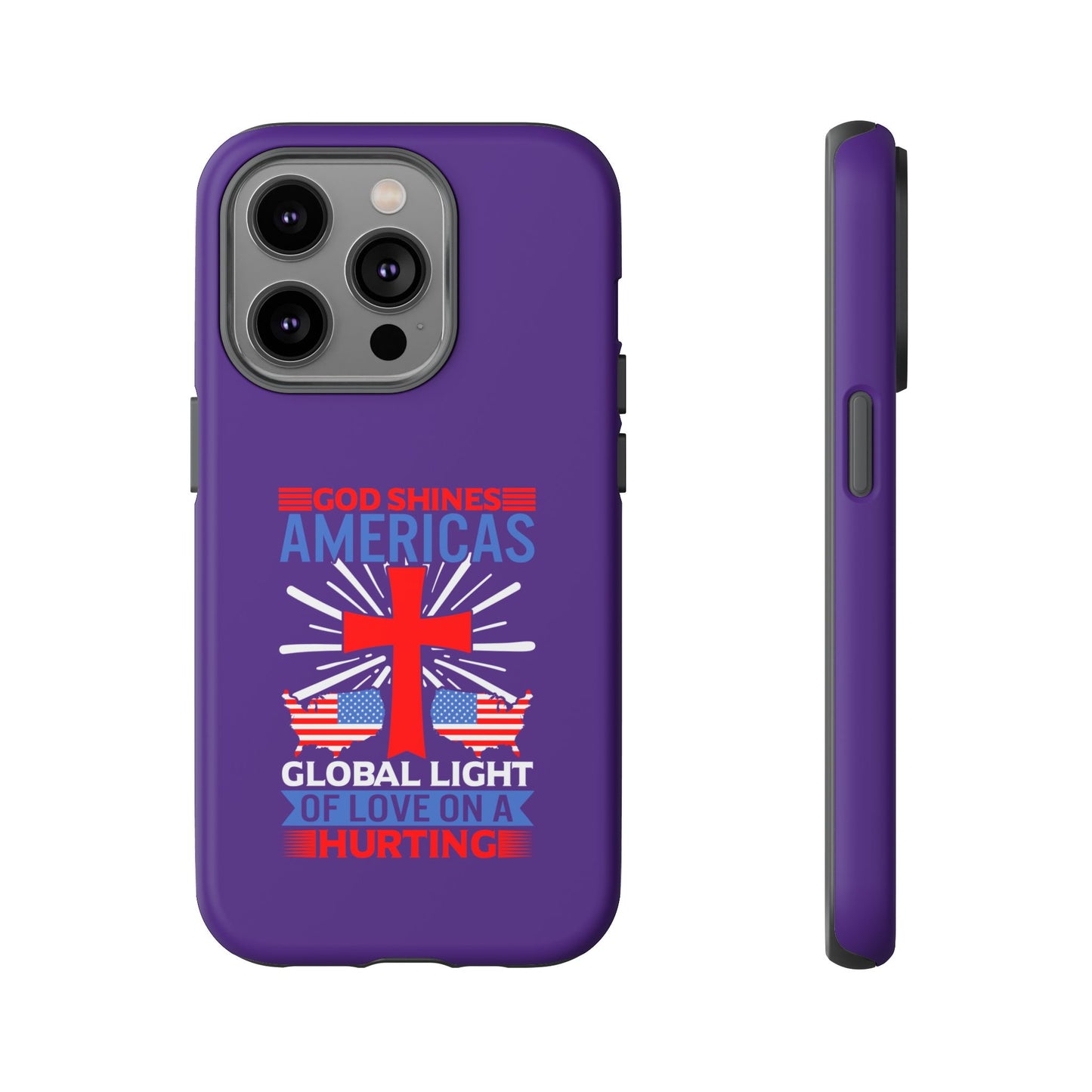 God Shines Global Light Of Love Cellphone Case