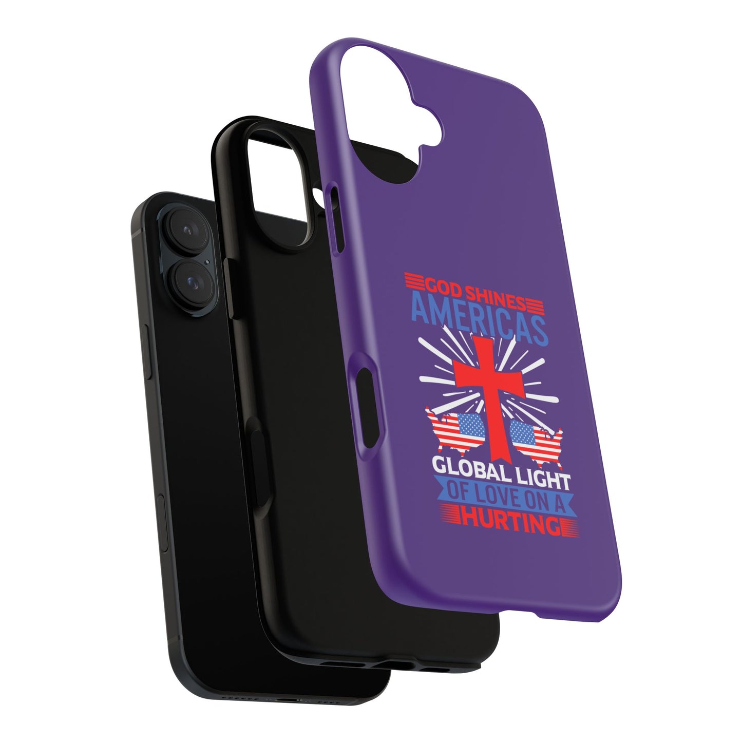 God Shines Global Light Of Love Cellphone Case