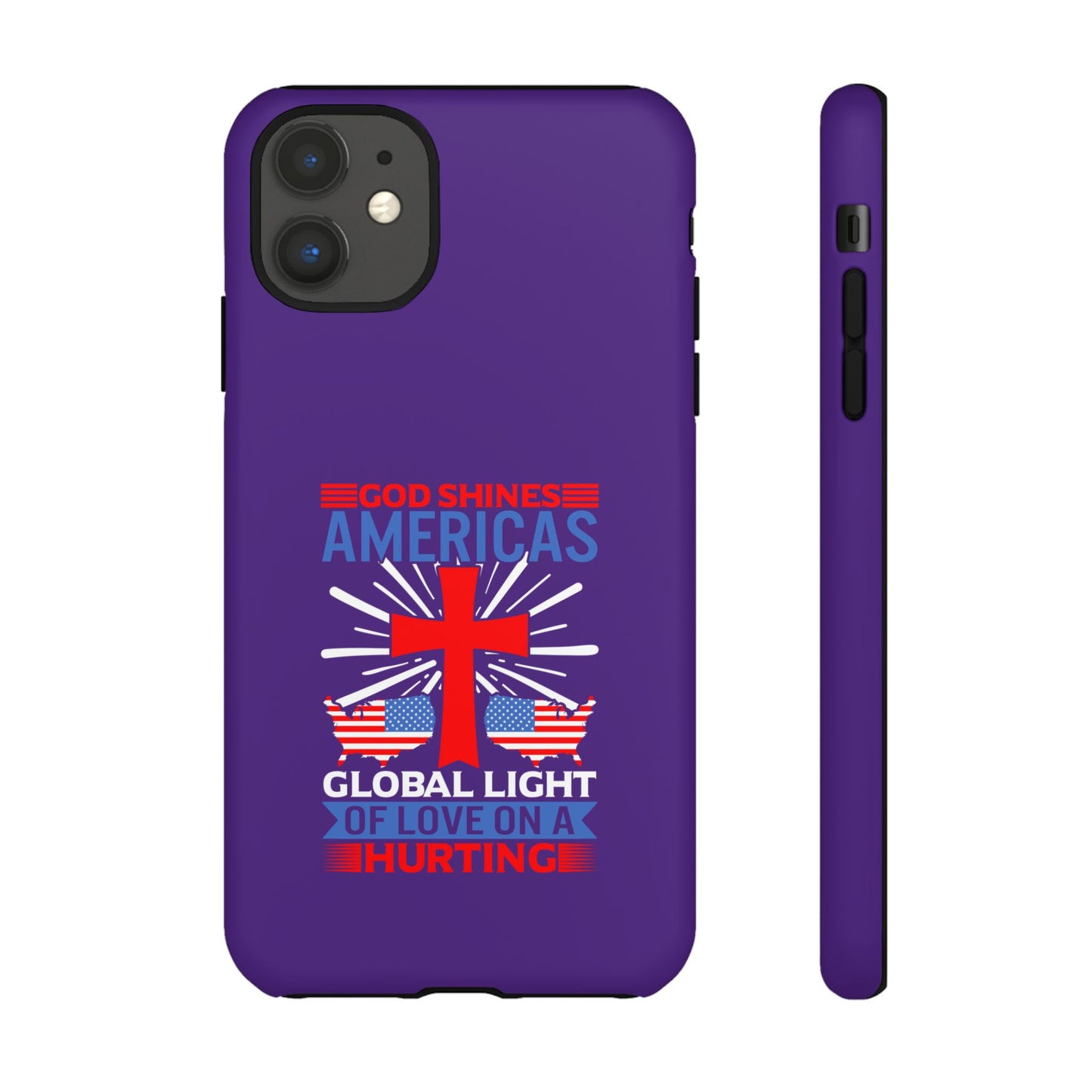 God Shines Global Light Of Love Cellphone Case