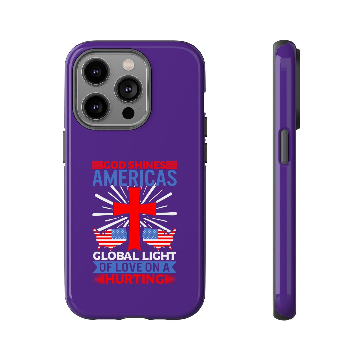God Shines Global Light Of Love Cellphone Case