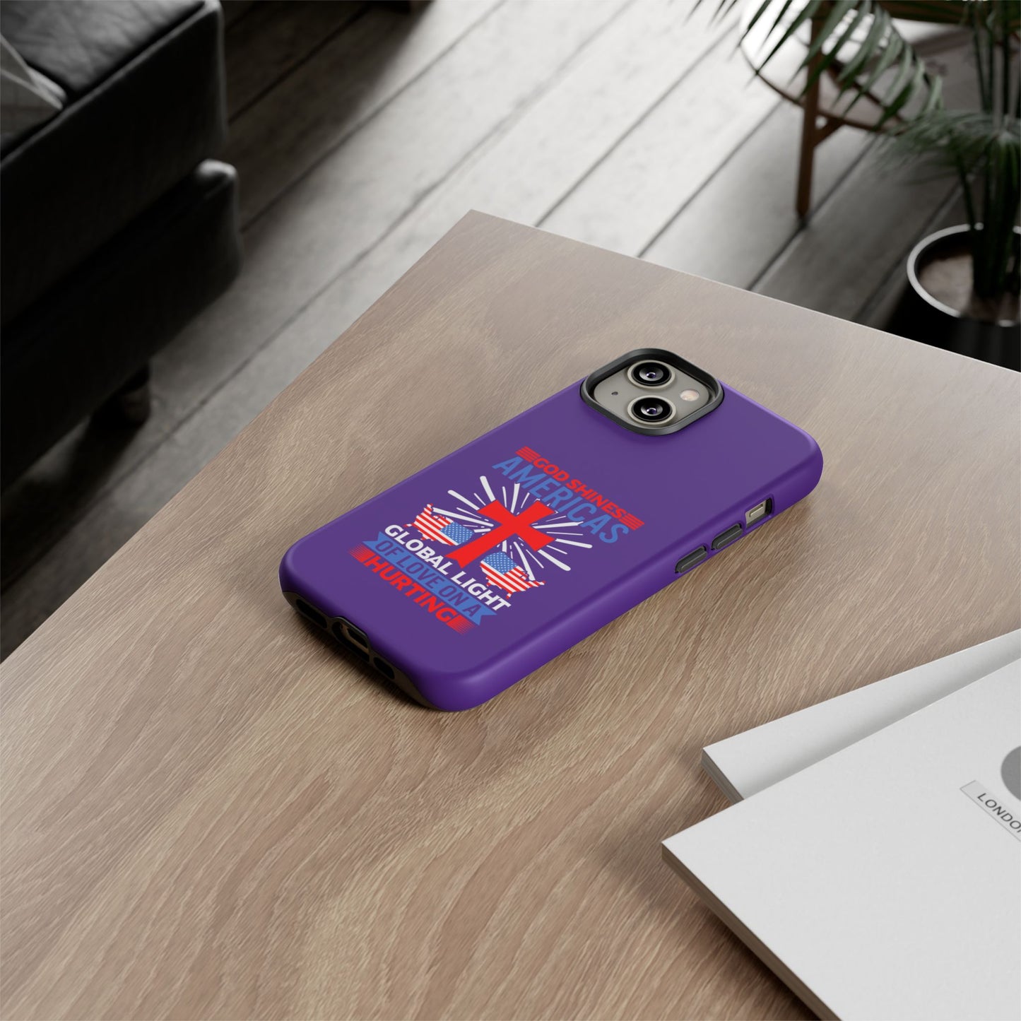 God Shines Global Light Of Love Cellphone Case