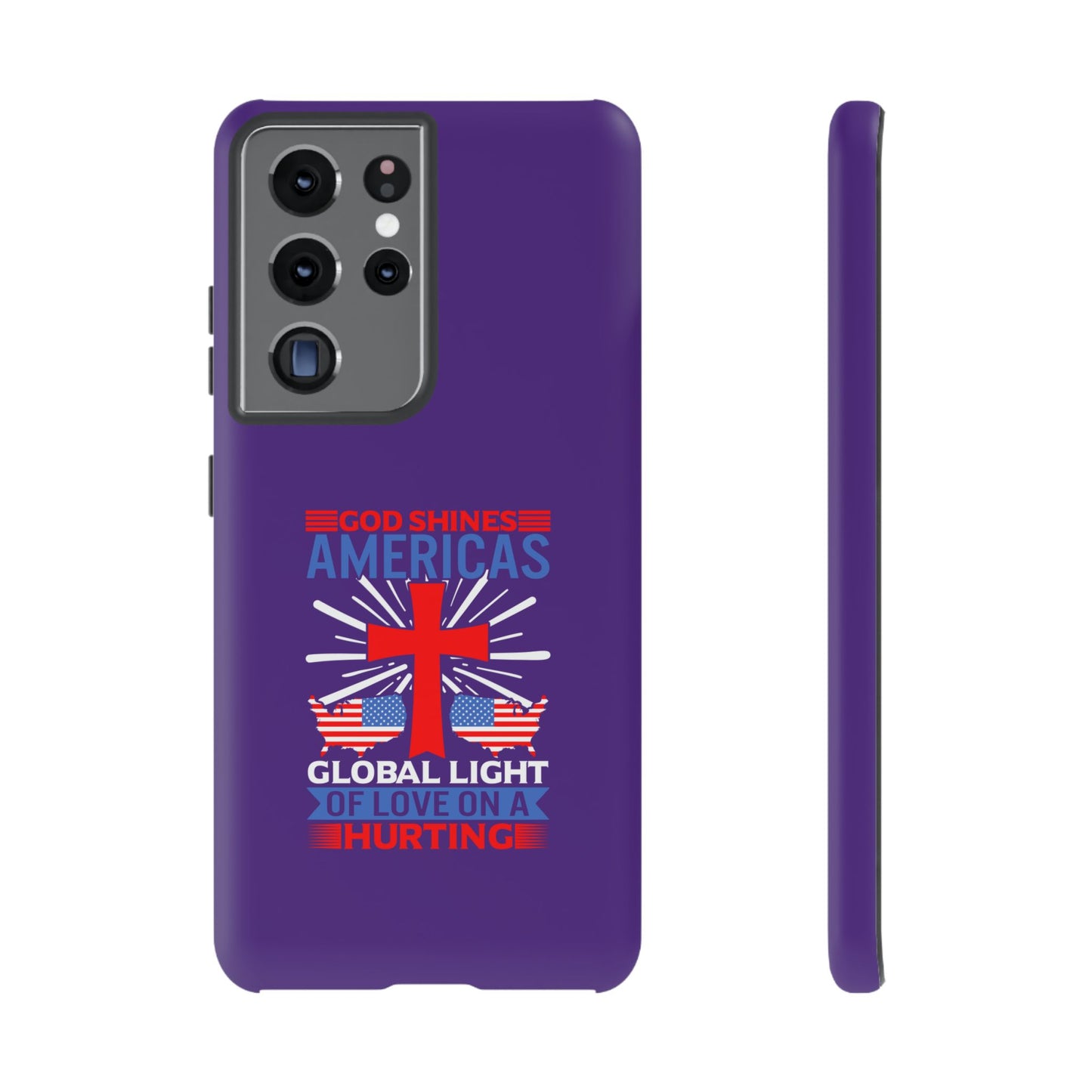 God Shines Global Light Of Love Cellphone Case