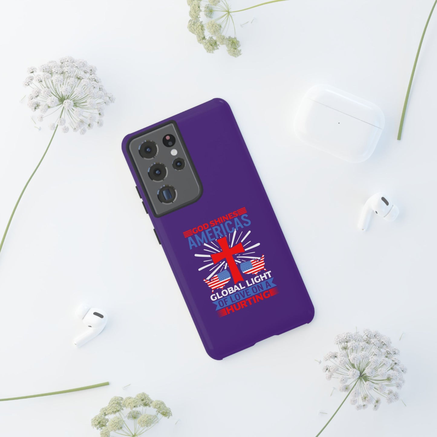 God Shines Global Light Of Love Cellphone Case