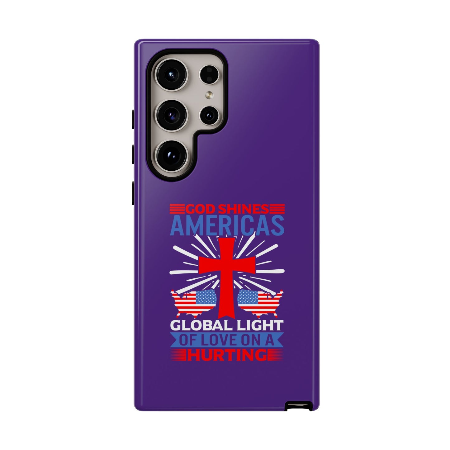 God Shines Global Light Of Love Cellphone Case